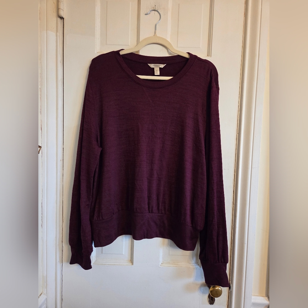 Banana Republic Deep Burgundy Luxespun Shirt
